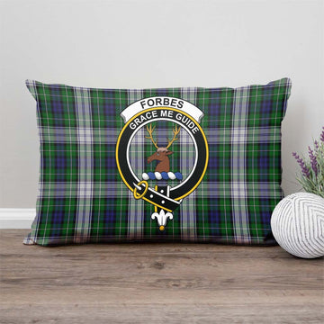 Forbes Dress Tartan Pillow Cover with Family Crest