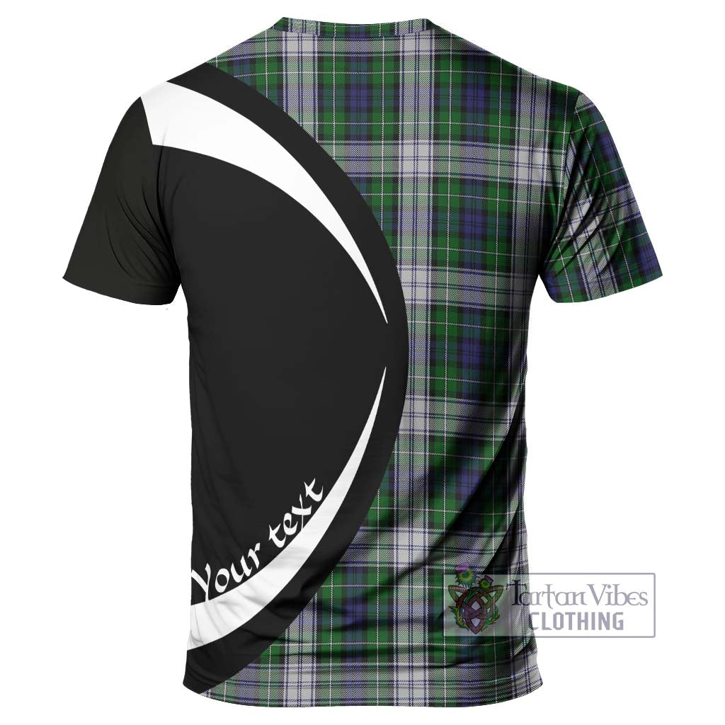 Tartan Vibes Clothing Forbes Dress Tartan T-Shirt with Family Crest Circle Style