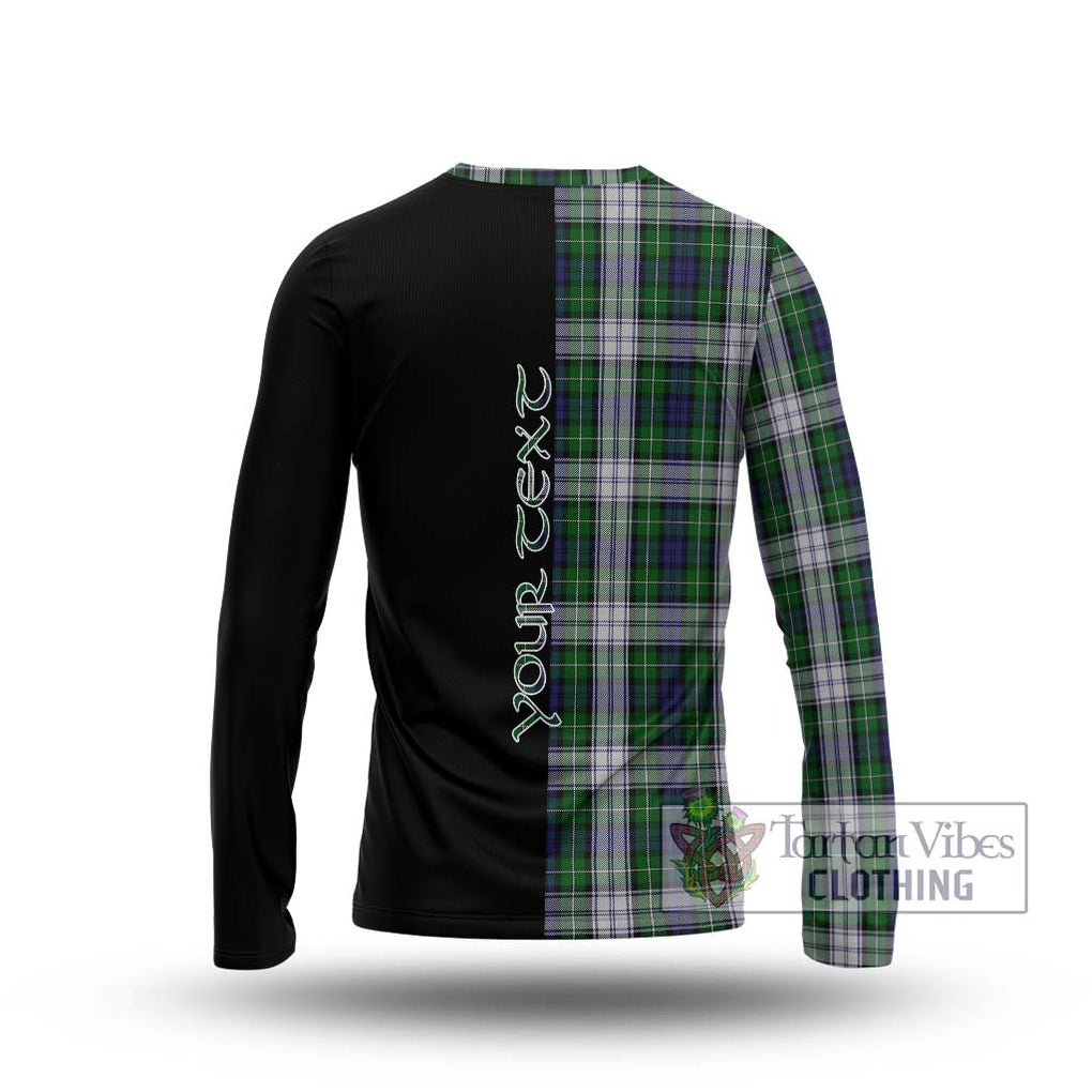 Forbes Dress Tartan Long Sleeve T-Shirt with Family Crest and Half Of Me Style - Tartanvibesclothing Shop