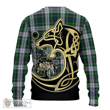 Forbes Dress Tartan Ugly Sweater with Family Crest Celtic Wolf Style