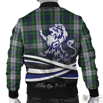 Forbes Dress Tartan Bomber Jacket with Alba Gu Brath Regal Lion Emblem