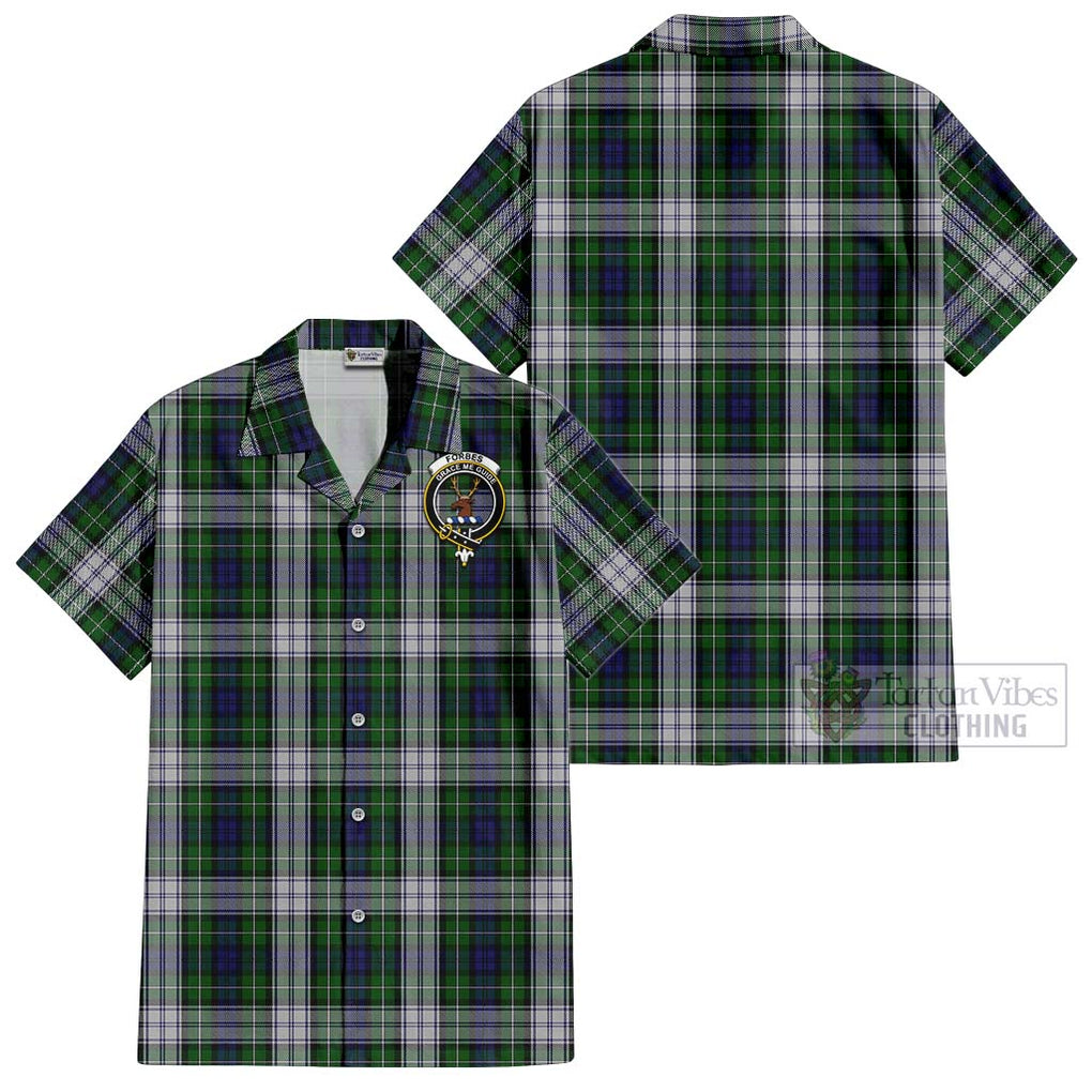 Forbes Dress Tartan Cotton Hawaiian Shirt with Family Crest Kid - Tartan Vibes Clothing