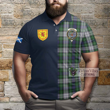 Forbes Dress Tartan Polo Shirt Alba with Scottish Lion Royal Arm Half Style