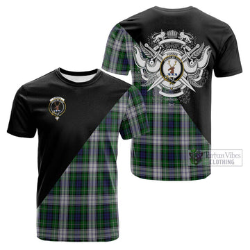 Forbes Dress Tartan Cotton T-shirt with Family Crest and Military Logo Style