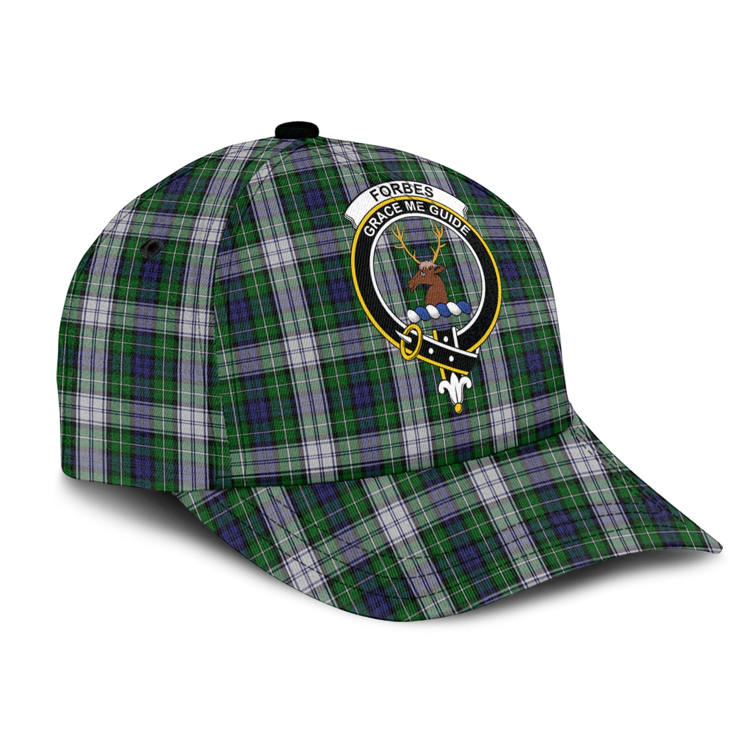 Forbes Dress Tartan Classic Cap with Family Crest - Tartan Vibes Clothing