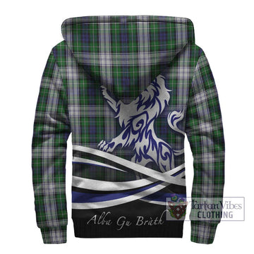 Forbes Dress Tartan Sherpa Hoodie with Alba Gu Brath Regal Lion Emblem