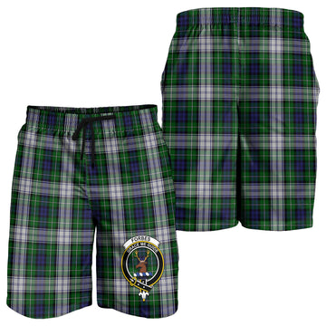 Forbes Dress Tartan Mens Shorts with Family Crest