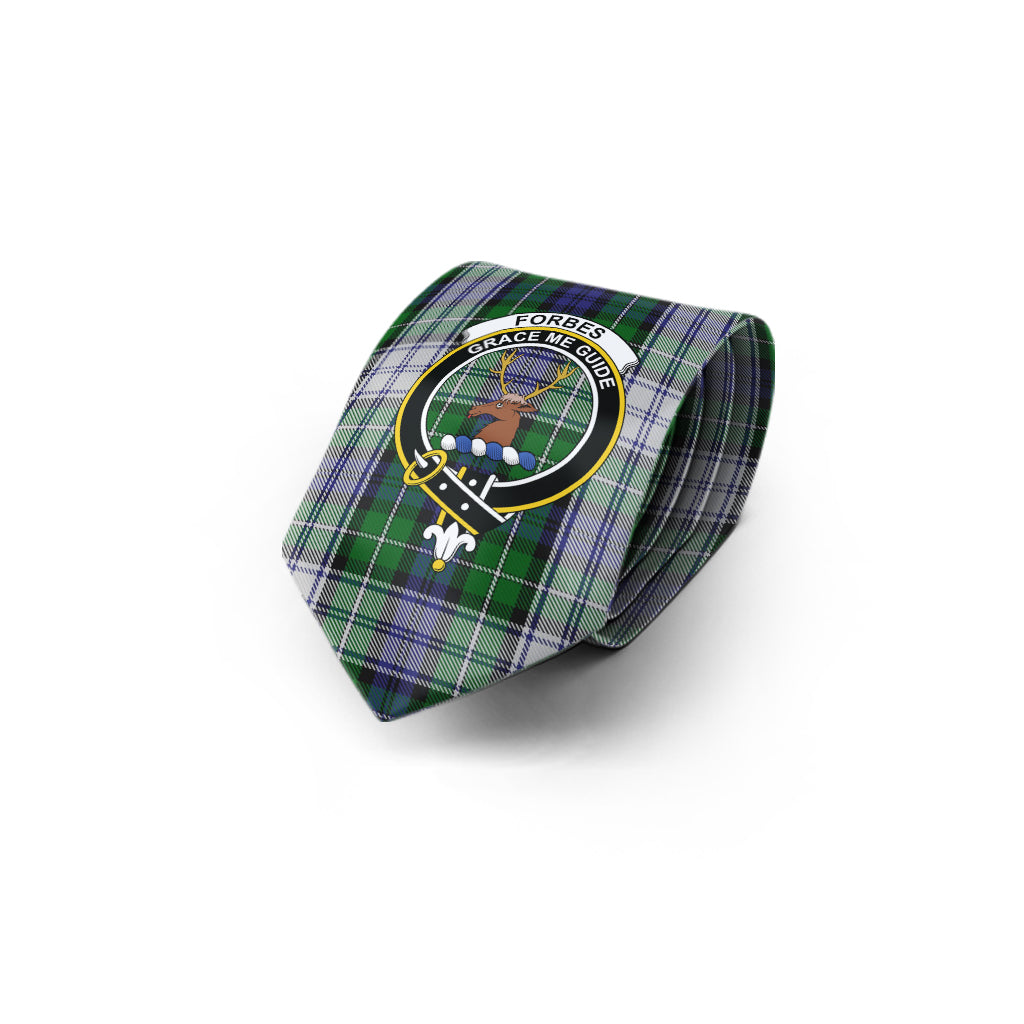 Forbes Dress Tartan Classic Necktie with Family Crest - Tartan Vibes Clothing