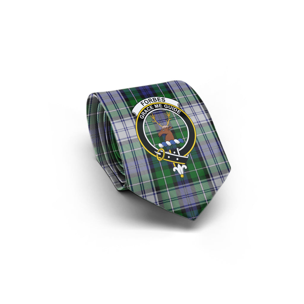 Forbes Dress Tartan Classic Necktie with Family Crest - Tartan Vibes Clothing