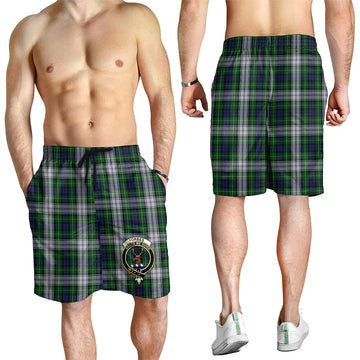 Forbes Dress Tartan Mens Shorts with Family Crest