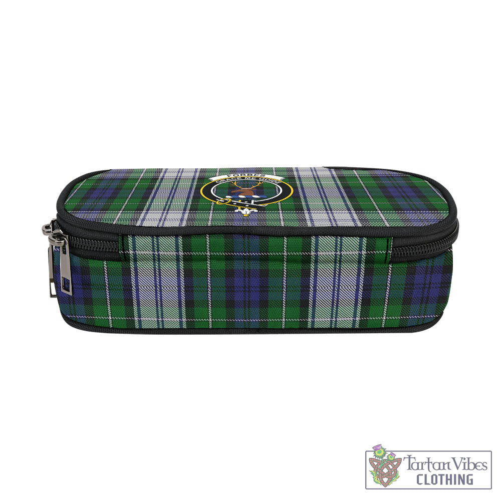 Tartan Vibes Clothing Forbes Dress Tartan Pen and Pencil Case with Family Crest