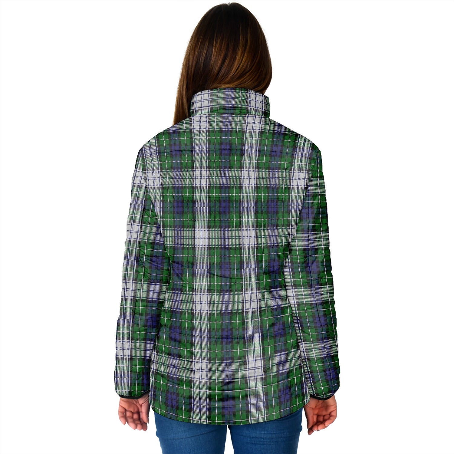 Forbes Dress Tartan Padded Jacket with Family Crest - Tartan Vibes Clothing