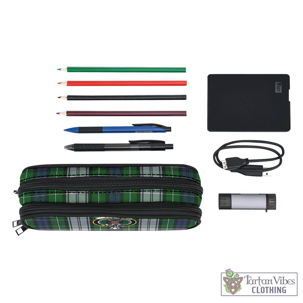 Tartan Vibes Clothing Forbes Dress Tartan Pen and Pencil Case with Family Crest