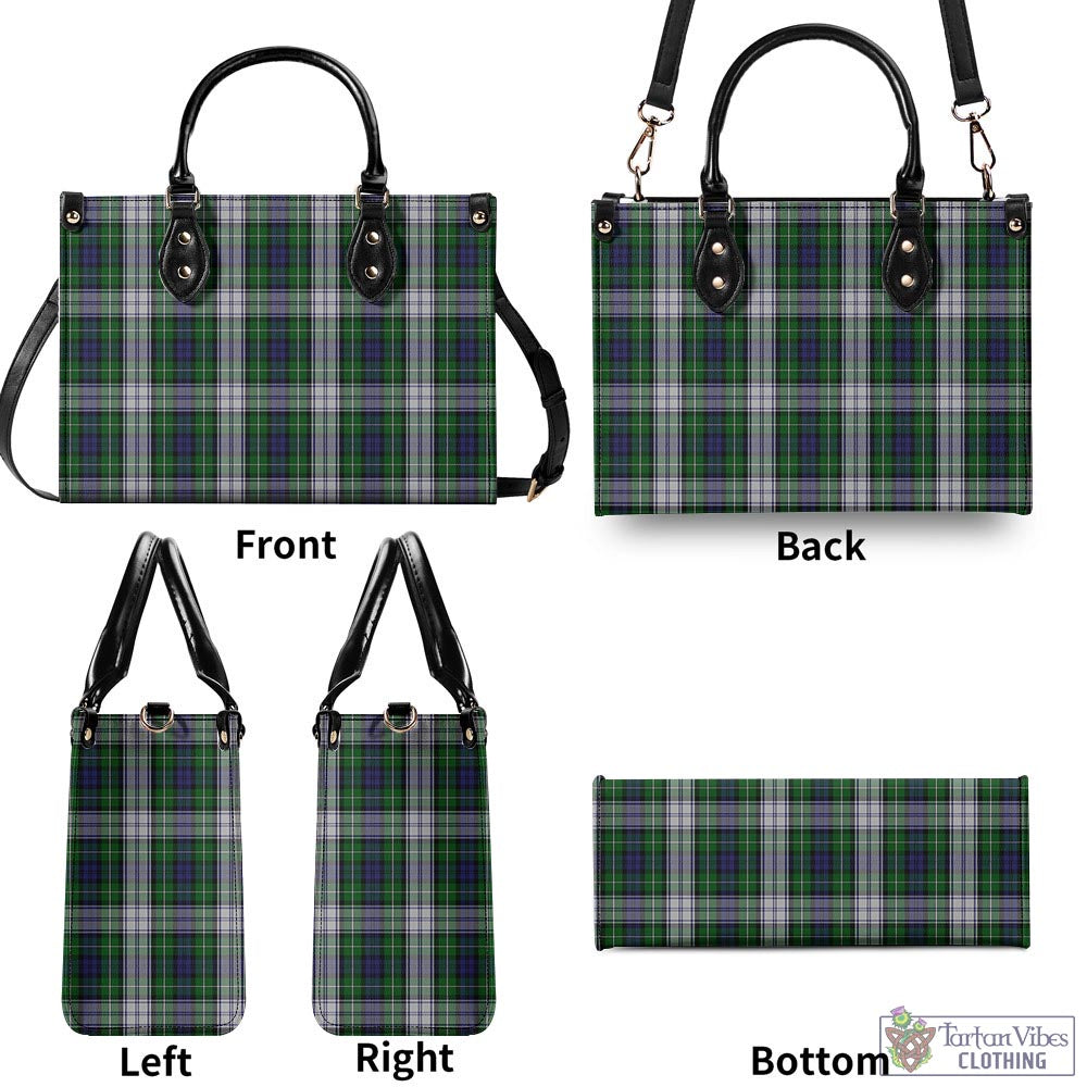 Tartan Vibes Clothing Forbes Dress Tartan Luxury Leather Handbags