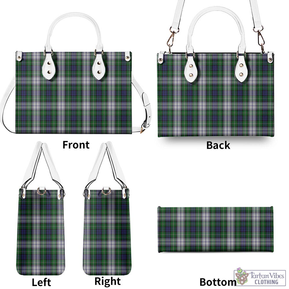 Tartan Vibes Clothing Forbes Dress Tartan Luxury Leather Handbags