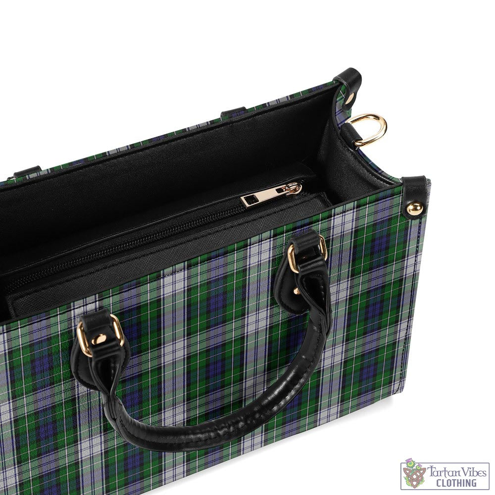 Tartan Vibes Clothing Forbes Dress Tartan Luxury Leather Handbags