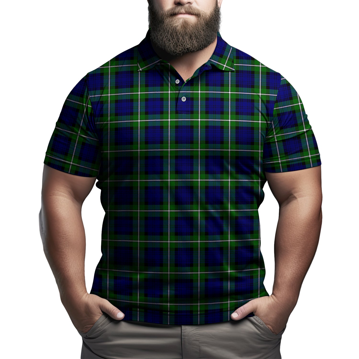 Forbes Modern Tartan Mens Polo Shirt Kid - Tartan Vibes Clothing