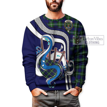 Forbes Modern Tartan Sweatshirt with Epic Bagpipe Style