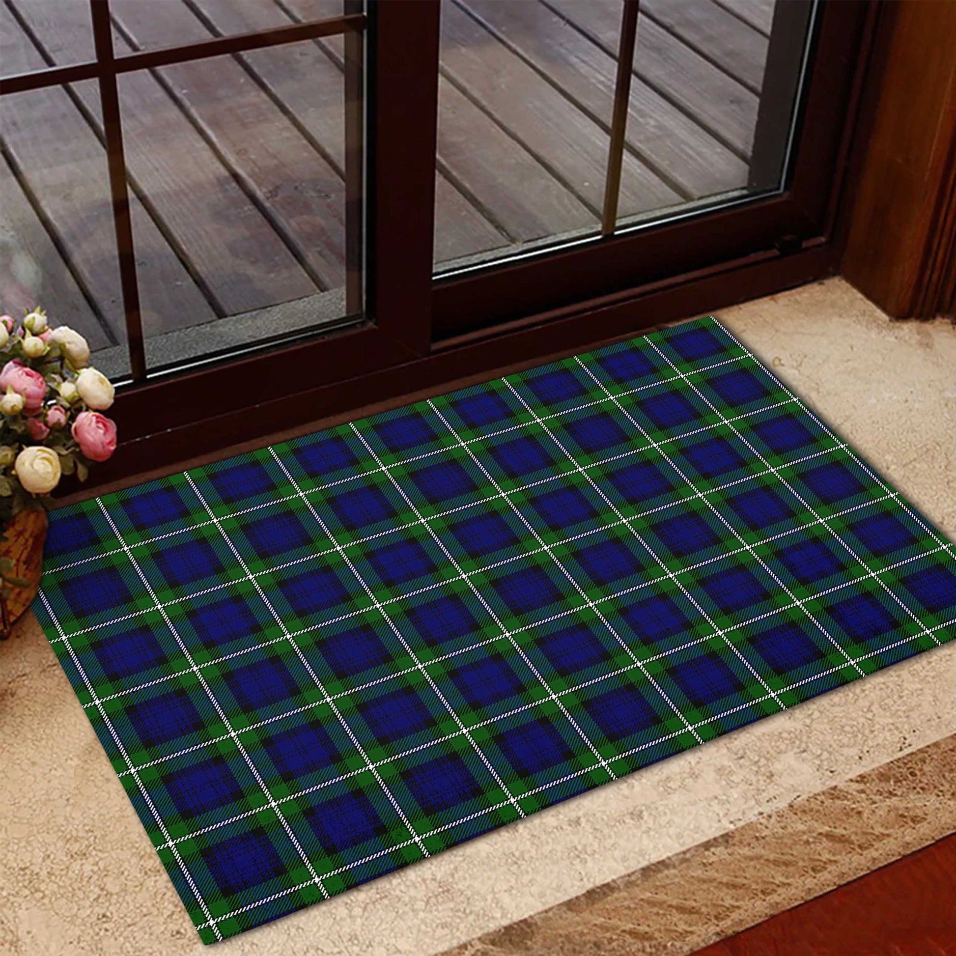 Forbes Modern Tartan Door Mat - Tartanvibesclothing