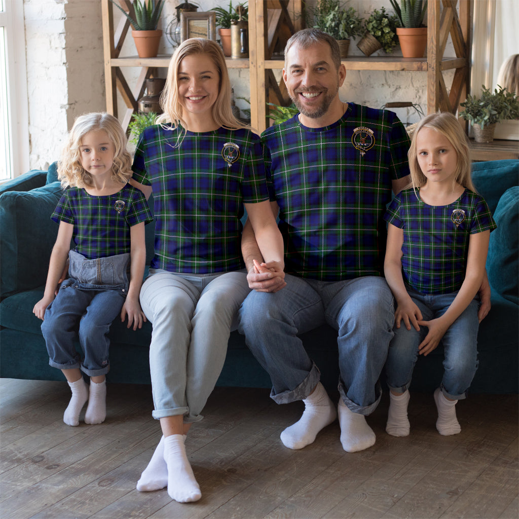 Forbes Modern Tartan T-Shirt with Family Crest Kid's Shirt - Tartan Vibes Clothing