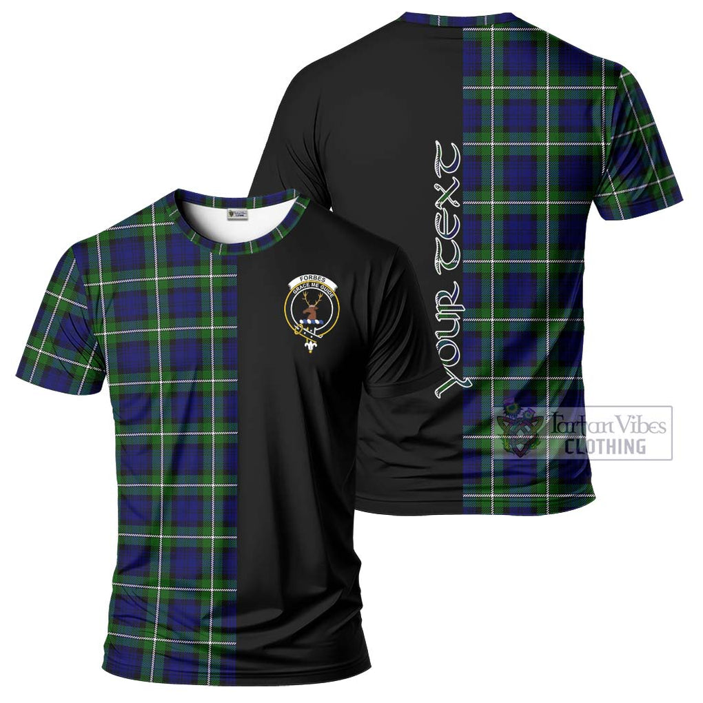 Forbes Modern Tartan T-Shirt with Family Crest and Half Of Me Style Kid's Shirt - Tartanvibesclothing Shop