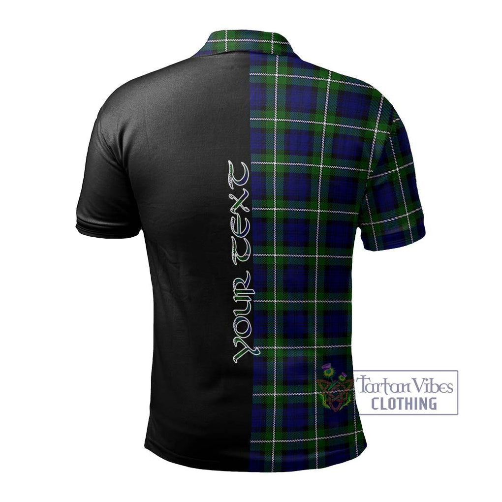 Forbes Modern Tartan Polo Shirt with Family Crest and Half Of Me Style - Tartanvibesclothing Shop