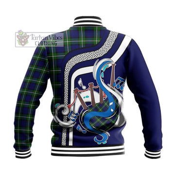 Forbes Modern Tartan Baseball Jacket with Epic Bagpipe Style