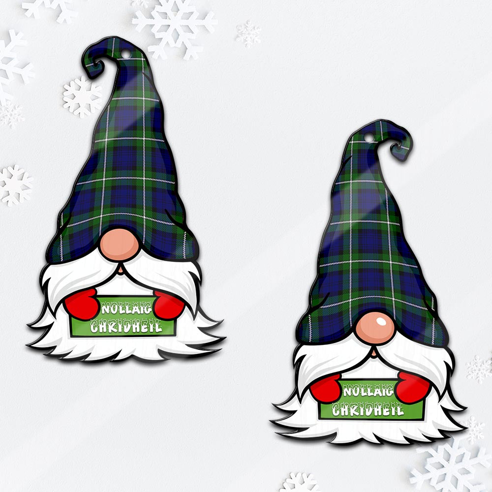 Forbes Modern Gnome Christmas Ornament with His Tartan Christmas Hat - Tartan Vibes Clothing