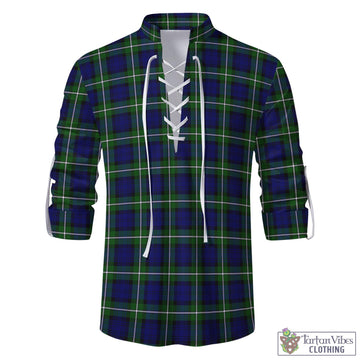 Forbes Modern Tartan Men's Scottish Traditional Jacobite Ghillie Kilt Shirt