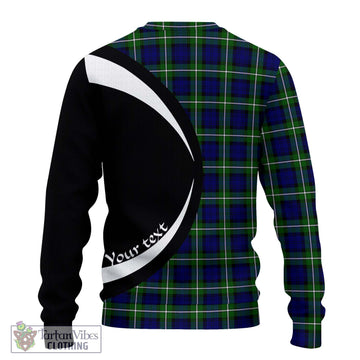 Forbes Modern Tartan Ugly Sweater with Family Crest Circle Style