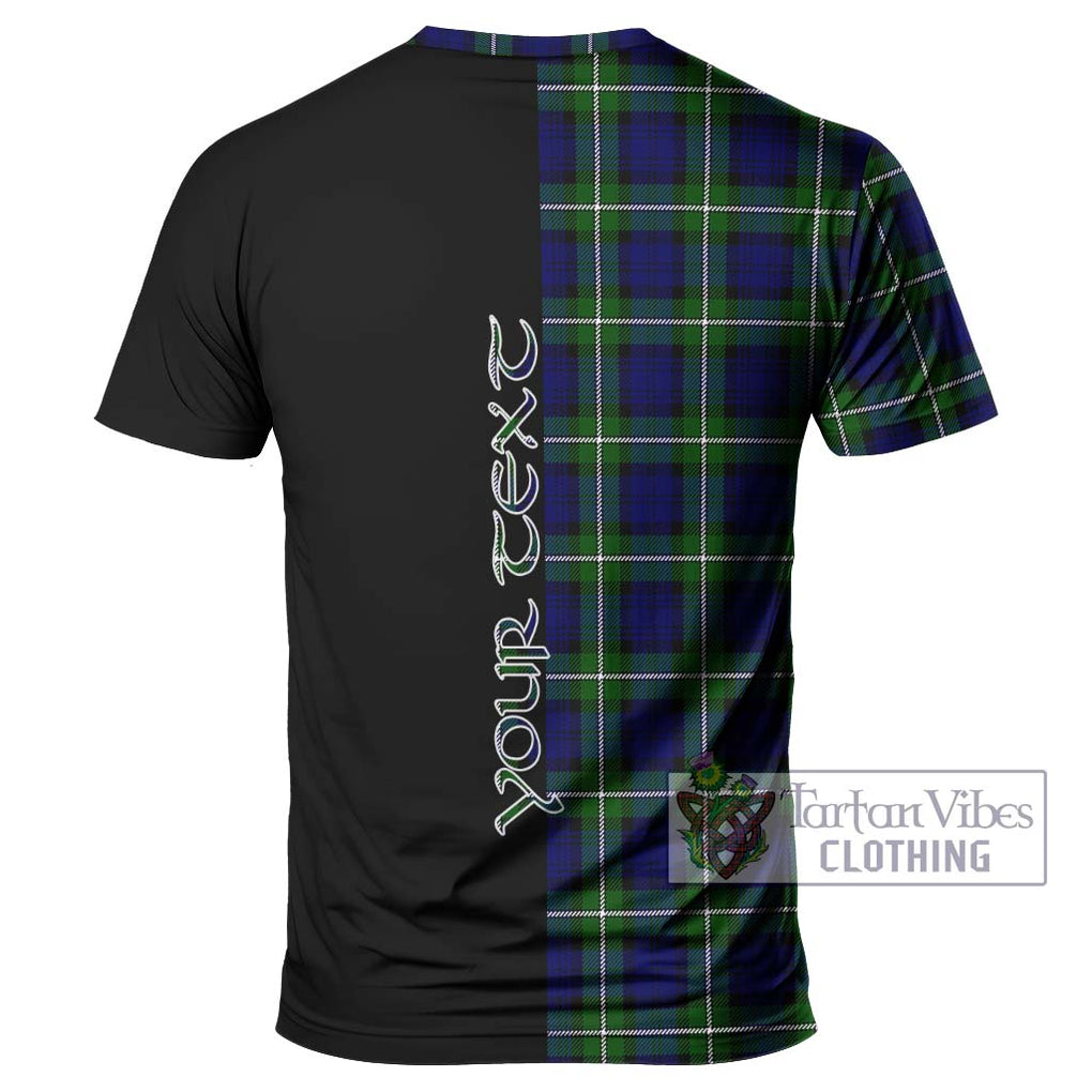 Forbes Modern Tartan T-Shirt with Family Crest and Half Of Me Style - Tartanvibesclothing Shop