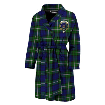 Forbes Modern Tartan Bathrobe with Family Crest