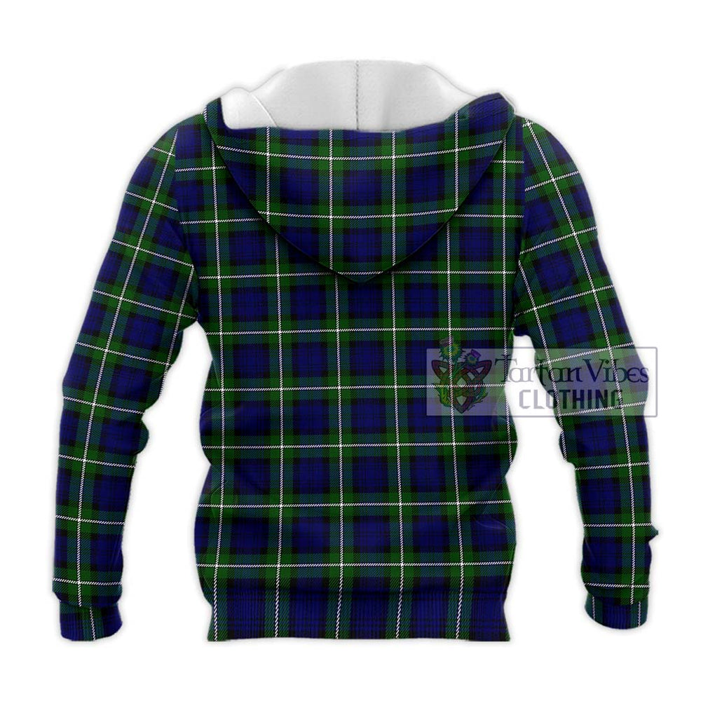 Forbes Modern Tartan Knitted Hoodie with Family Crest DNA In Me Style - Tartanvibesclothing Shop