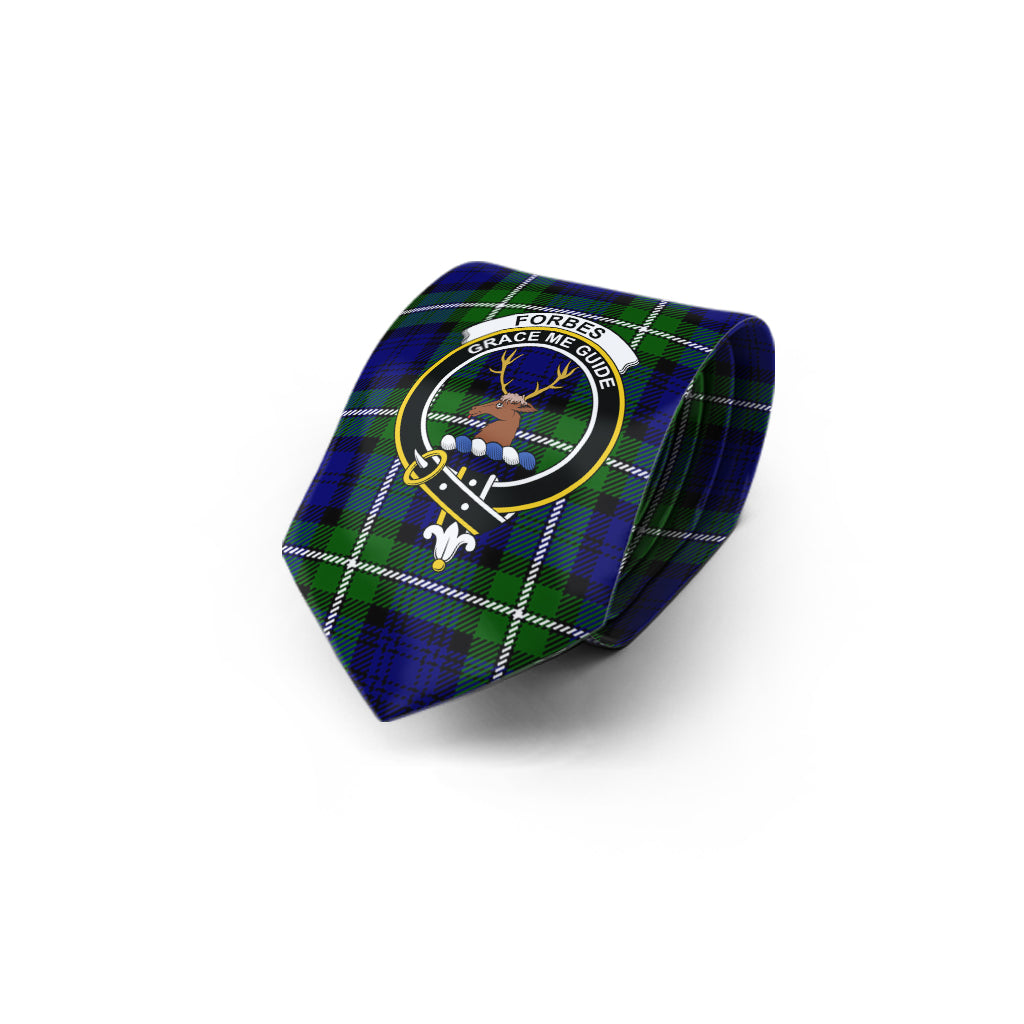 Forbes Modern Tartan Classic Necktie with Family Crest - Tartan Vibes Clothing