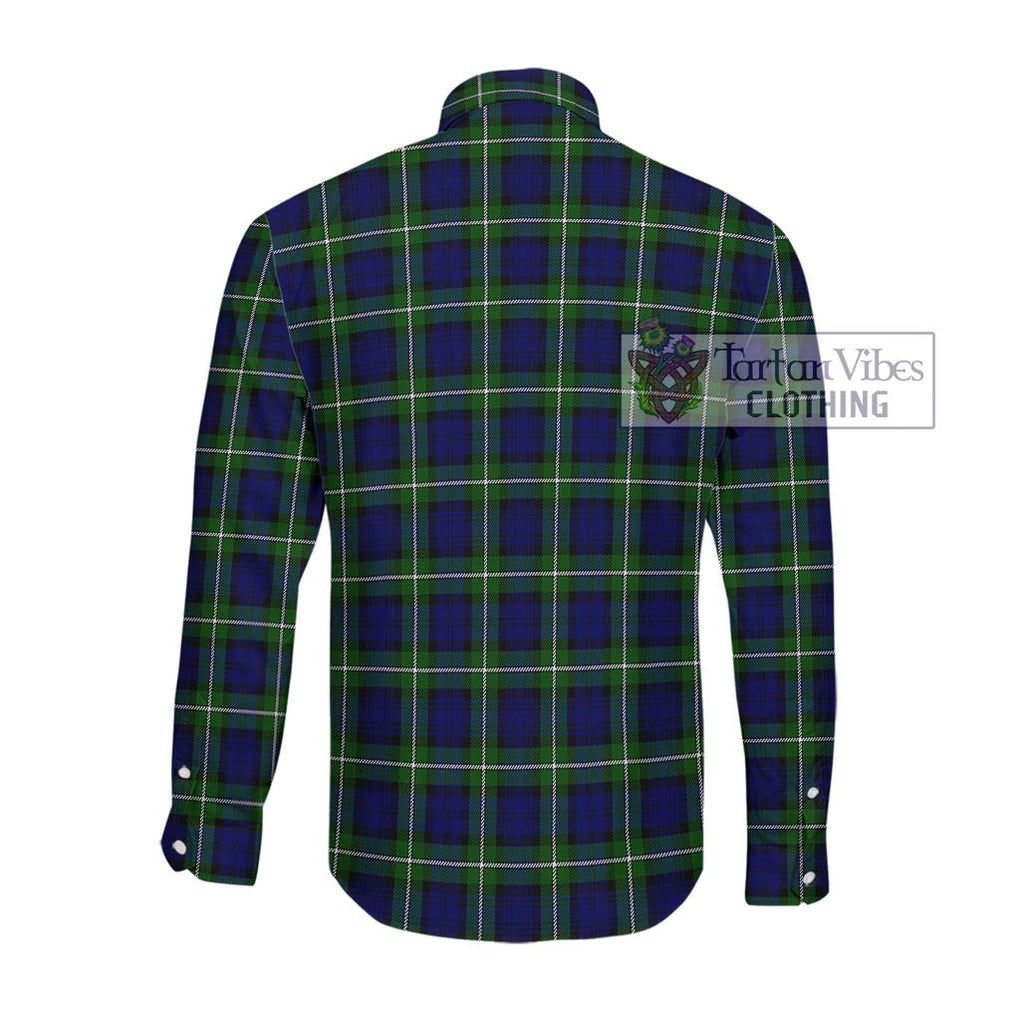 Forbes Modern Tartan Long Sleeve Button Shirt with Family Crest DNA In Me Style - Tartanvibesclothing Shop