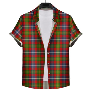 Forrester Modern Tartan Short Sleeve Button Down Shirt