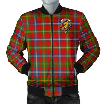 Forrester Modern Tartan Bomber Jacket with Family Crest