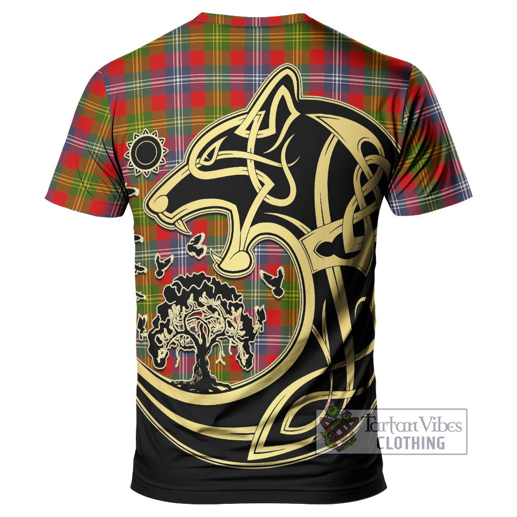 Forrester (Foster) Tartan T-Shirt with Family Crest Celtic Wolf Style - Tartan Vibes Clothing