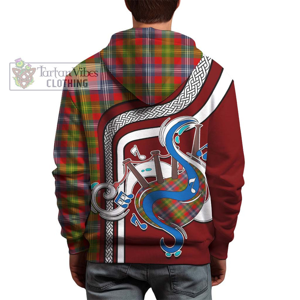 Forrester (Foster) Tartan Hoodie with Epic Bagpipe Style - Tartanvibesclothing Shop