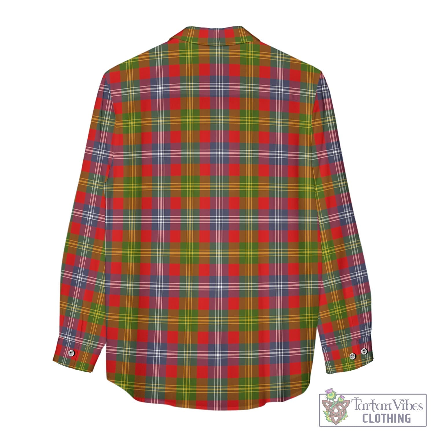 Tartan Vibes Clothing Forrester Tartan Womens Casual Shirt with Family Crest