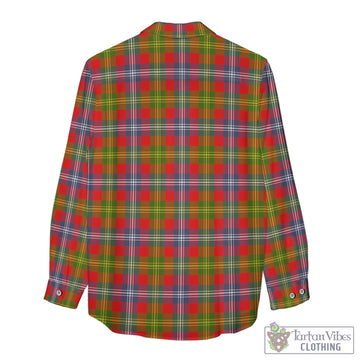 Forrester Modern Tartan Women's Casual Shirt with Family Crest