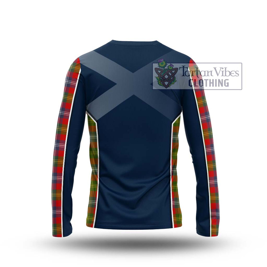 Forrester (Foster) Tartan Long Sleeve T-Shirt with Family Crest and Lion Rampant Vibes Sport Style - Tartan Vibes Clothing