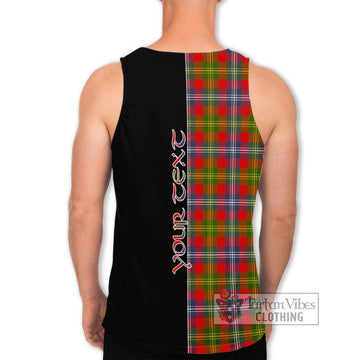 Forrester (Foster) Tartan Men's Tank Top with Family Crest and Half Of Me Style - Tartan Vibes Clothing