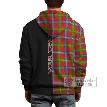 Forrester (Foster) Tartan Hoodie with Family Crest and Half Of Me Style