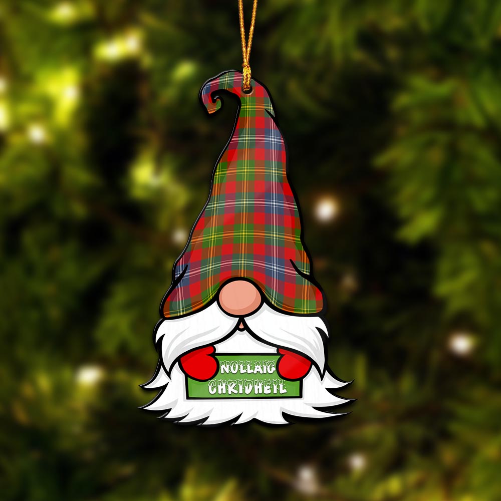 Forrester Modern Gnome Christmas Ornament with His Tartan Christmas Hat - Tartan Vibes Clothing