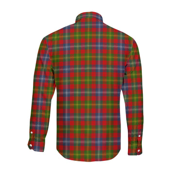 Forrester Modern Tartan Long Sleeve Button Up Shirt with Family Crest