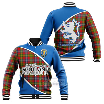 Forrester (Foster) Family Crest Tartan Baseball Jacket Celebrate Saint Andrew's Day in Style