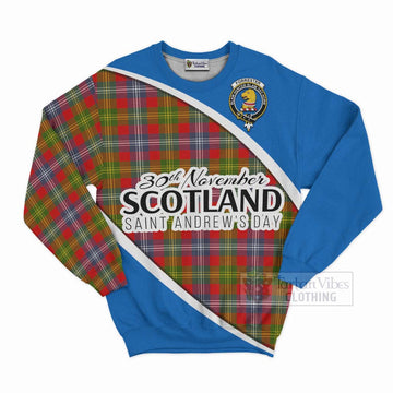 Forrester (Foster) Family Crest Tartan Sweatshirt Celebrate Saint Andrew's Day in Style