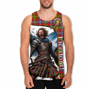 Forrester (Foster) Crest Tartan Men's Tank Top Inspired by the Freedom of Scottish Warrior