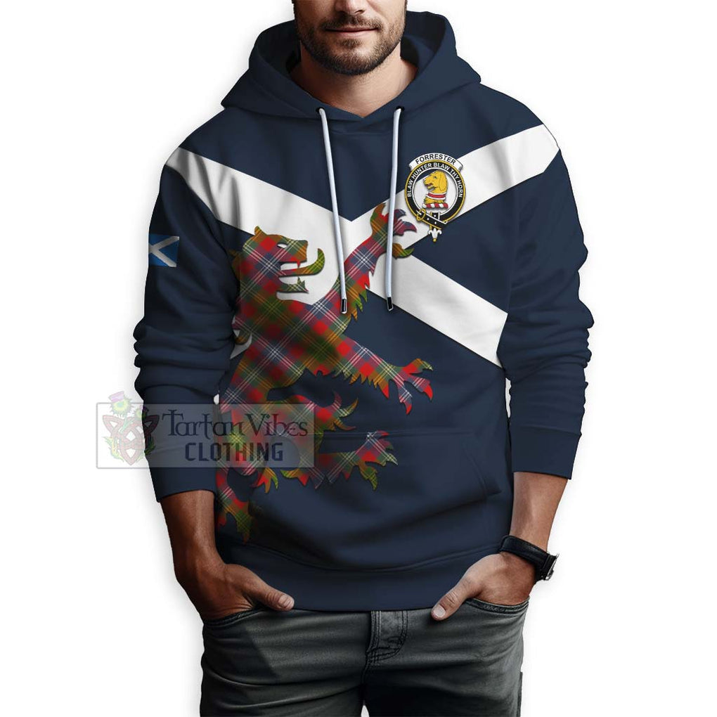 Tartan Vibes Clothing Forrester (Foster) Tartan Lion Rampant Hoodie – Proudly Display Your Heritage with Alba Gu Brath and Clan Name